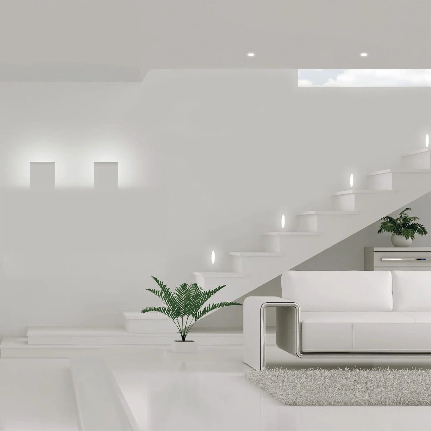 إنارة جدارية غاطسة داخل الجدار الترالايت من الجيبسين E14 (MW-8401)