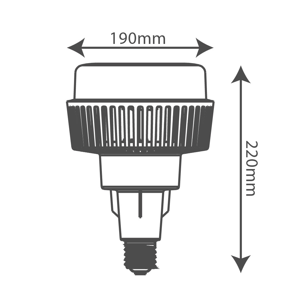  الترا لايت كشاف هاي بي معلق 80 واط مع قاعدة E40 (UTL-V1)